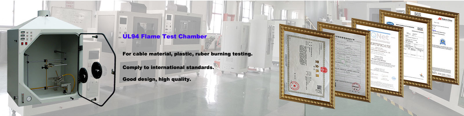 Equipo de prueba de fuego