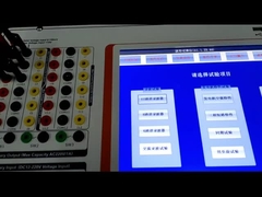 Señal transitoria de la electricidad portátil del senior que registra la herramienta armónica